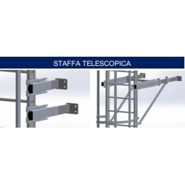 Vendita online Staffa telescopica da 700 a 1200 mm Svelt